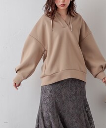 natural couture | ダンボールニットコクーンパーカー(Tシャツ/カットソー)