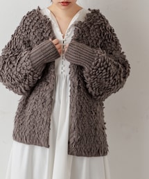 natural couture | ループヤーンおしゃれカーデ(カーディガン/ボレロ)