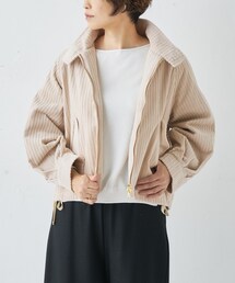 BONbazaar（ボンバザール）の「《セットアップ推奨》コーデュロイスウィングトップ（ブルゾン）」