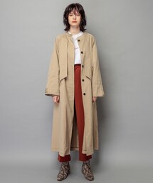 CIAOPANIC | ロングフラップノーカラーオーバーコート(その他アウター)