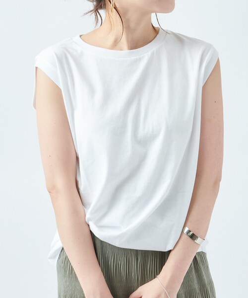 COLONY 2139（コロニートゥーワンスリーナイン）の「2139タンクトップ(ホワイト・サックス)（タンクトップ・レディース・ホワイト/サックスブルー・M/L）」の2枚目の写真