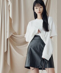 COLONY 2139（コロニートゥーワンスリーナイン）の「【WEB限定】エコレザーミニスカート（スカート）」