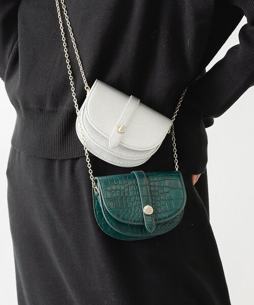 COLONY 2139（コロニートゥーワンスリーナイン）の「半月型ミニショルダーバッグ（ショルダーバッグ・レディース・ブラック/グリーン/イエロー/ベージュ・FREE）」の3枚目の写真