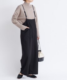 DouDou | サスペンダー付バックルベルトサロペット(ワンピース)