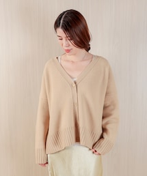 Drawing Numbers | 接結ルーズVネックカーディガン(カーディガン/ボレロ)