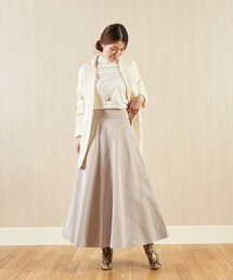 【新品】Drawing Numbers ニットフレアロングスカート セール】【Drawing Numbers】ニットフレアロングスカート