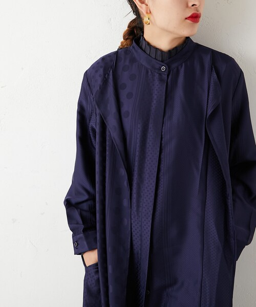 美品 ear PAPILLONNER マルチドットワンピースイアパピヨネ