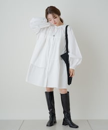 Kastane | フリルティアードシャツワンピース(シャツ/ブラウス)