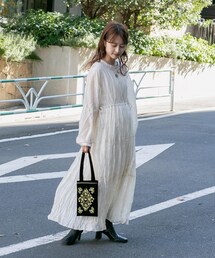 Kastane | シアーティアードワッシャーワンピース(ワンピース)