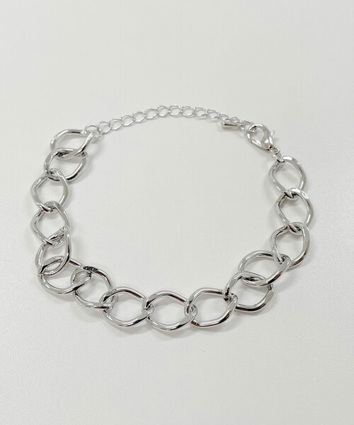 Lattice（Lattice）の「チェーンブレスレット（ブレスレット・レディース・ゴールド/シルバー・0）」の2枚目の写真