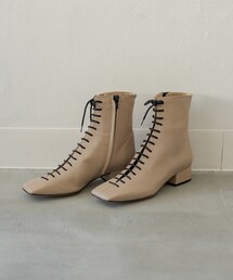 LOUNGEDRESS（ラウンジドレス）の「【FABIO RUSCONI/ファビオ ルスコーニ】レースアップショートブーツ（ブーティ）」