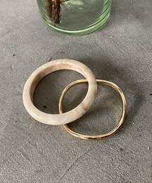 CAPRICIEUX LE'MAGE | 【GOLDY/ゴールディ】GOLDアクリル2SETバングル(リング)