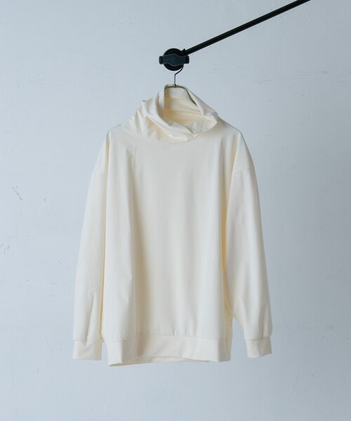 Lui's（ルイス）の「アシンメトリータートルカットソー（Tシャツ/カットソー・メンズ・オフホワイト/グレー/ブラック・S/M）」の2枚目の写真