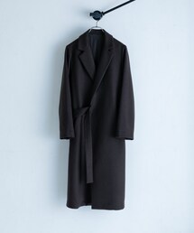 ルイス タイロッケンコート ベルト付き ブラック ウール ルイス タイロッケンコート ベルト付き ブラック ウール