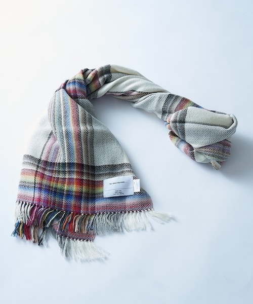 Lui's（ルイス）の「【ザ イノウエ ブラザーズ】 Multi Coloured Stole（マフラー・レディース・ブラック/グレー/ホワイト・F）」の2枚目の写真