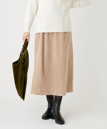 LIVETART（リヴェタート）の「コーデュロイギャザースカート（スカート）」