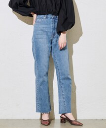 mystic | カットオフフレアデニムパンツ(デニムパンツ)