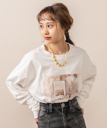 mystic | [mline]ニュアンスフォトロングTシャツ(Tシャツ/カットソー)