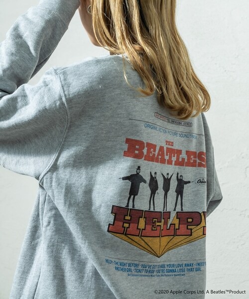 mystic(ミスティック)の「BEATLS スウェット(パーカー・レディース・ホワイト/グレー・F)」の2枚目の写真