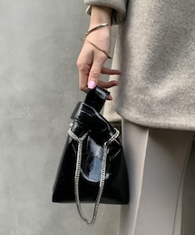 mystic | WEB限定 loti ダブルチェーンミニBAG(ショルダーバッグ)