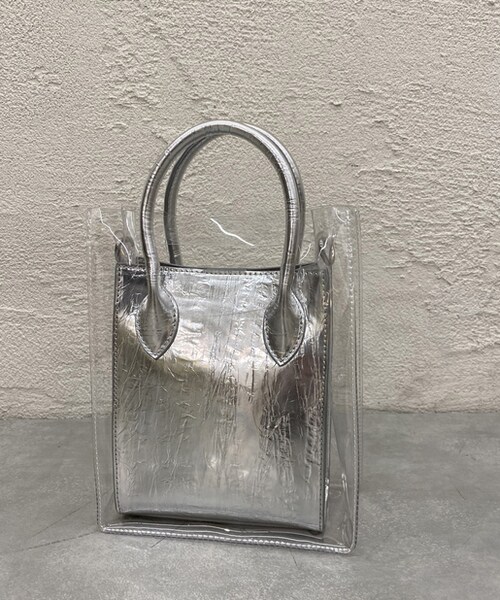 mystic（ミスティック）の「NEWクリアセットバッグ（ショルダーバッグ・レディース・アイボリー/ブロンズ/シルバー・ONE）」の2枚目の写真