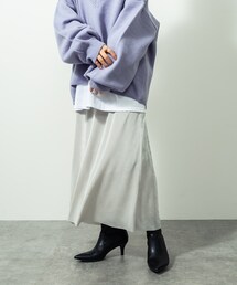 mystic | シャイニーカラーネットスカート(スカート)