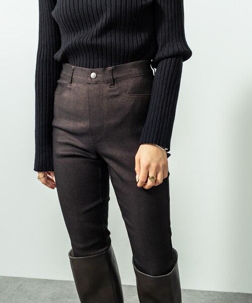 mystic（ミスティック）の「パギンス（その他パンツ・レディース・アイボリー/ブラウン/ブラック・1/2）」の2枚目の写真