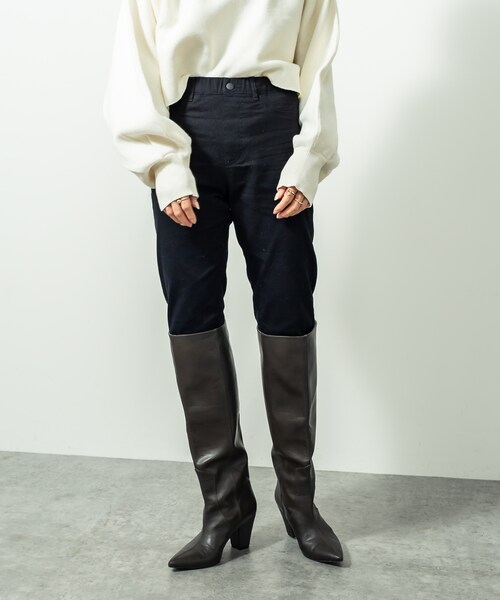 mystic（ミスティック）の「パギンス（その他パンツ・レディース・アイボリー/ブラウン/ブラック・1/2）」の3枚目の写真