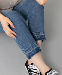 prose verse | 【バックウエストゴム仕様】スラウチデニムパンツ(デニムパンツ)