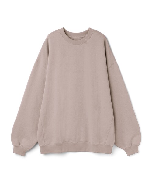 GRL（グレイル）の「裏起毛オーバーサイズスウェットトップス（スウェット・レディース・ブラック/ベージュ/グレージュ/チャコール/アイボリー・F）」の4枚目の写真