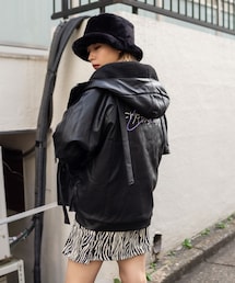 RASVOA（ラスボア）の「裏ボアベルテッドジャケット（ブルゾン）」 - WEAR