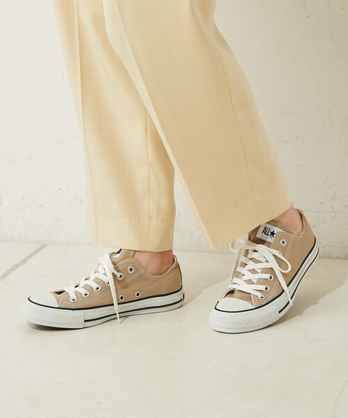 RIVE DROITE(リヴドロワ)の「【CONVERSE(コンバース)】キャンバスオールスター(スニーカー・レディース・ホワイト/ベージュ・4.5/5.5)」の1枚目の写真