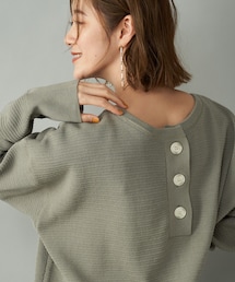 RIVE DROITE | 【《表情豊かな一枚》手洗い可】2WAYハニカム風ニット(ニット/セーター)