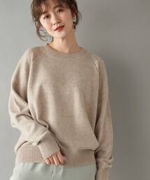 RIVE DROITE | 【着回し力抜群】ウール混天竺クルーニット(ニット/セーター)