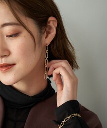 RIVE DROITE | 《予約》【PHILIPPE AUDIBERT】ロングチェーンピアス(ピアス（両耳用）)