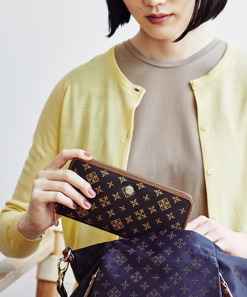 russet 長財布　so309 ラシット ラウンドジップウォレット 長財布 限定 ブルー グレー SO-309