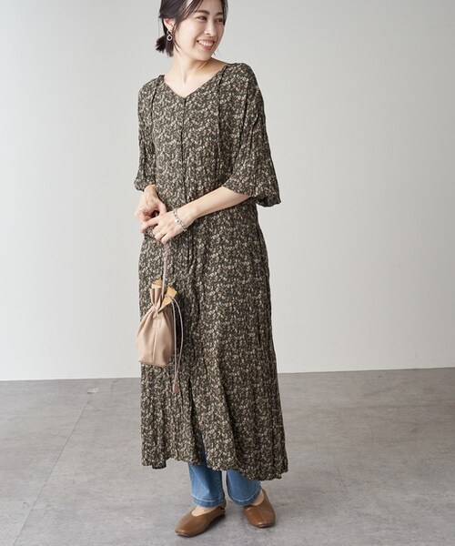 Ciaopanic Typy チャオパニックティピー チャオパニックティピー の ３way花柄ワッシャーワンピース ワンピース Wear