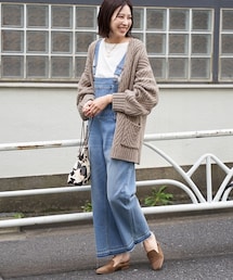 CIAOPANIC TYPY（チャオパニックティピー）の「TYPYDENIM裏起毛オーバーオール（サロペット/オーバーオール）」