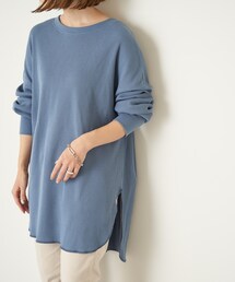 CIAOPANIC TYPY（チャオパニックティピー）の「【WEB限定】【裏起毛】サーマルテールヘムビッグチュニックTee（Tシャツ/カットソー）」