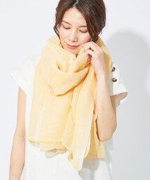 un dix cors（アンディコール）の「リネン混UVカットストール（ストール/ショール）」