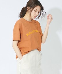 un dix cors（アンディコール）の「【MIXTA（ミクスタ）・洗える】KALIFORNIA Tシャツ（Tシャツ/カットソー）」