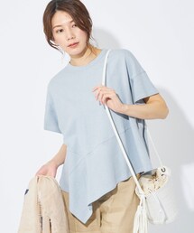 un dix cors（アンディコール）の「【《主役級の1枚》手洗い可】パネル切替カットソー（Tシャツ/カットソー）」