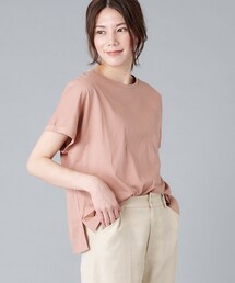 un dix cors（アンディコール）の「【《定番アイテム》手洗い可】クルーネックTシャツ（Tシャツ/カットソー）」