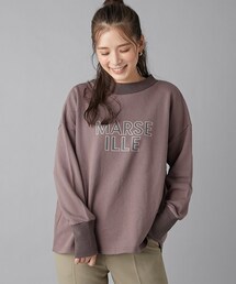 un dix cors（アンディコール）の「【《オリジナルロゴプリント》洗える】ロゴスウェットカットソー（Tシャツ/カットソー）」