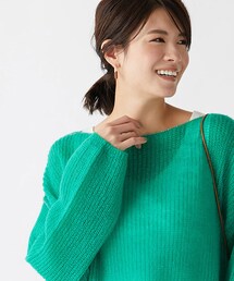 un dix cors | 【軽いエアリーな雰囲気】モヘアルーズニット(ニット/セーター)