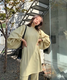 WHO'S WHO gallery | ペザントスリーブミニワンピ(ワンピース)