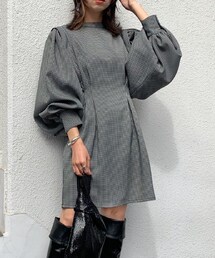 WHO'S WHO gallery | ペザントスリーブミニワンピ(ワンピース)