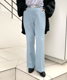 WHO'S WHO gallery | フレアープレスパンツ(スラックス)