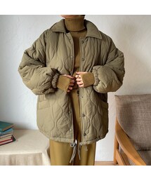 《予約販売》 quilting over boa jacket/2colors_no0129