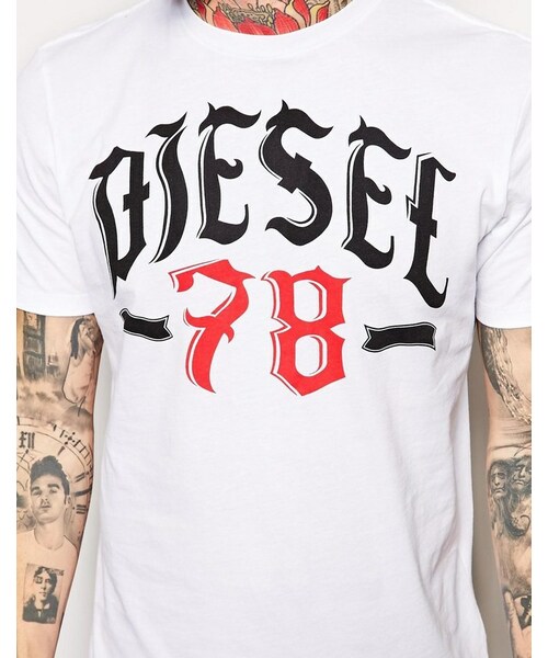 最終値下げDIESELティシャツ未使用XXL Diesel/ディーゼル｜ブラック コットン Tシャツ